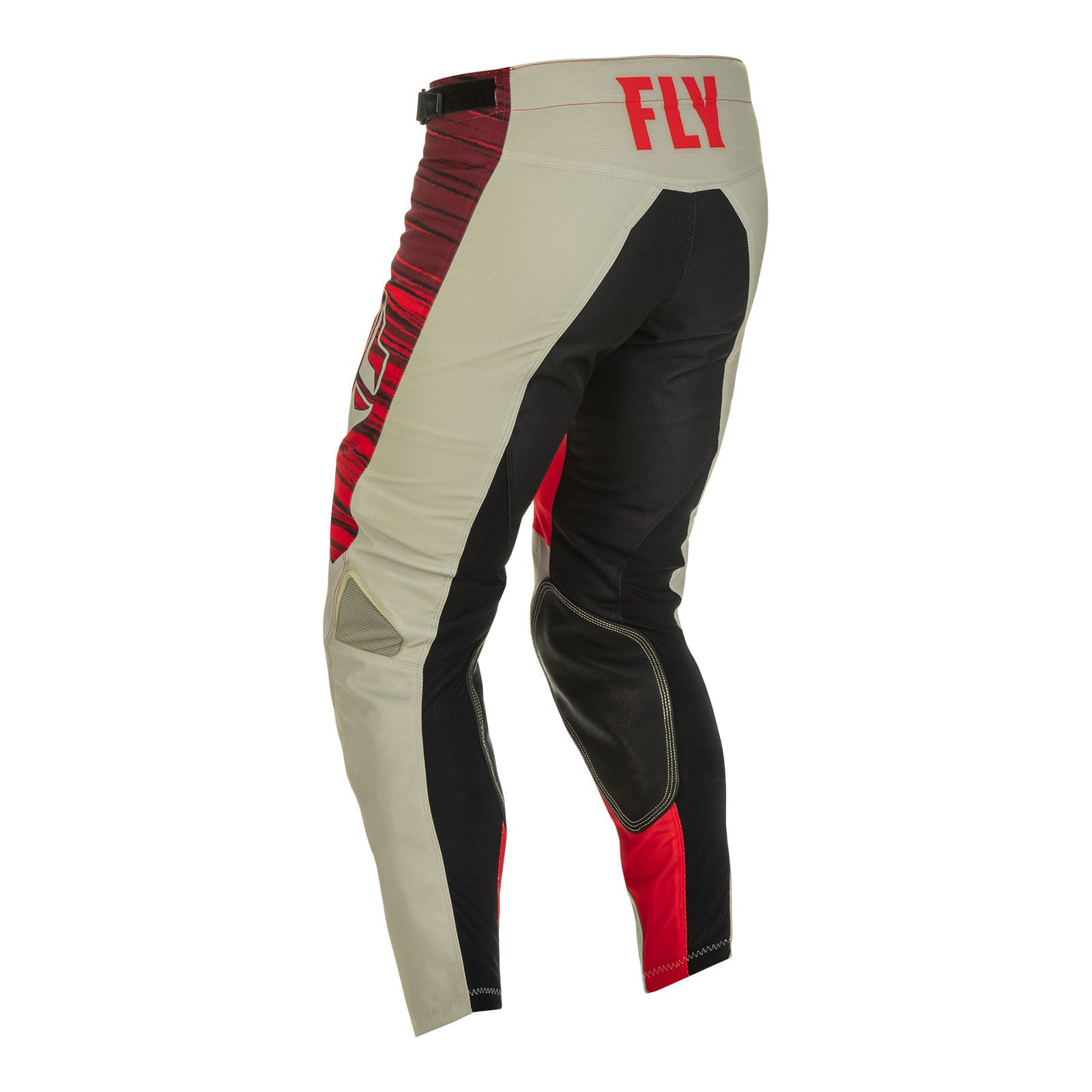 Fly Kinetic Wave Motocross Pants Light Grey/Red - Image 2