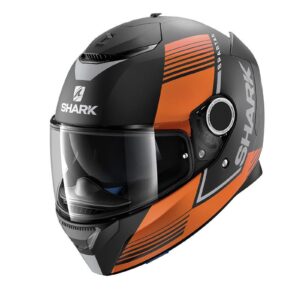 SHARK SPARTAN ARGUAN MAT BK/OR/SL XL - Image 1