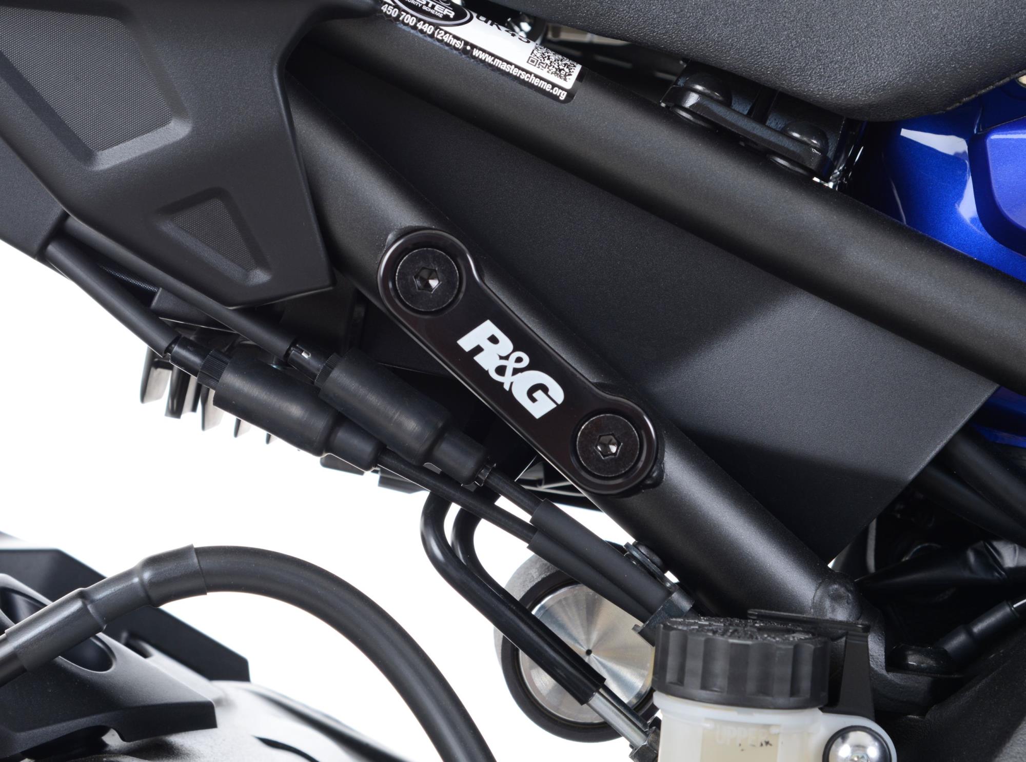 Rear Foot Rest Blanking Plate Pair R & G Racing  Yamaha MT-10 '16 - Image 1