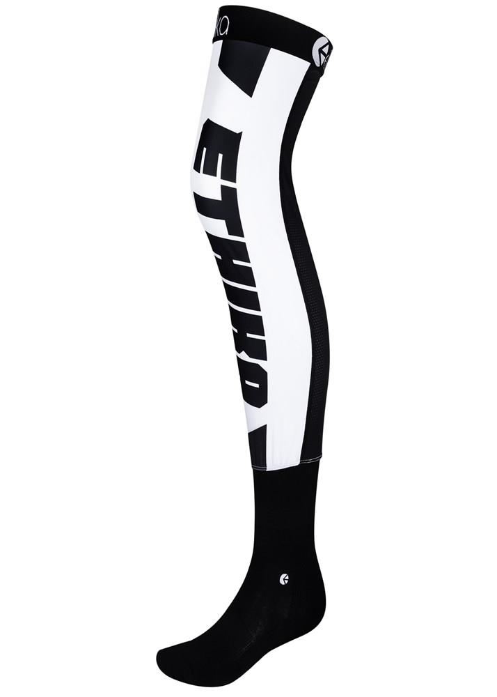 Ethika The Pits White Moto Socks Black - Image 1