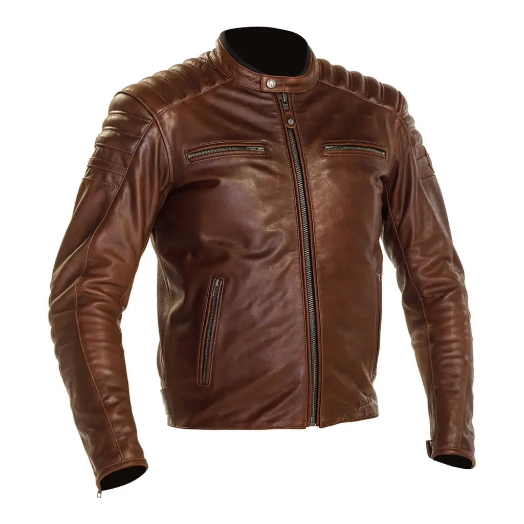 Road Jacket Richa Daytona 2 Leather Brown Larger sizes