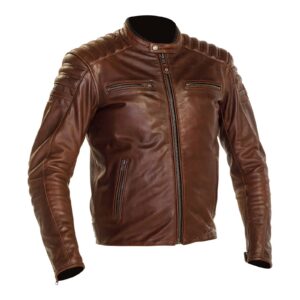 Road Jacket Richa Daytona 2 Leather Brown Larger sizes - Image 1