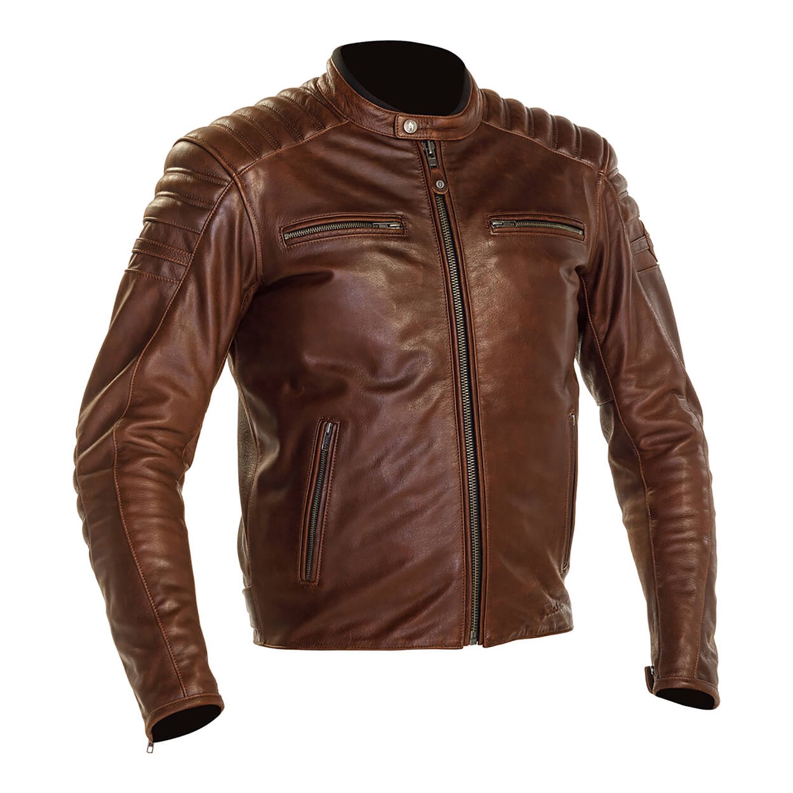 Road Jacket Richa Daytona 2 Leather Brown Larger sizes - Image 1