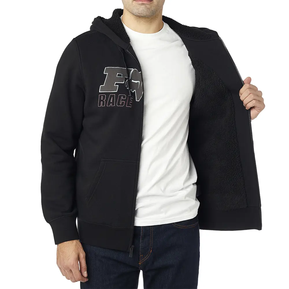 Zip Hoodie Fox Race Team Sherpa Black