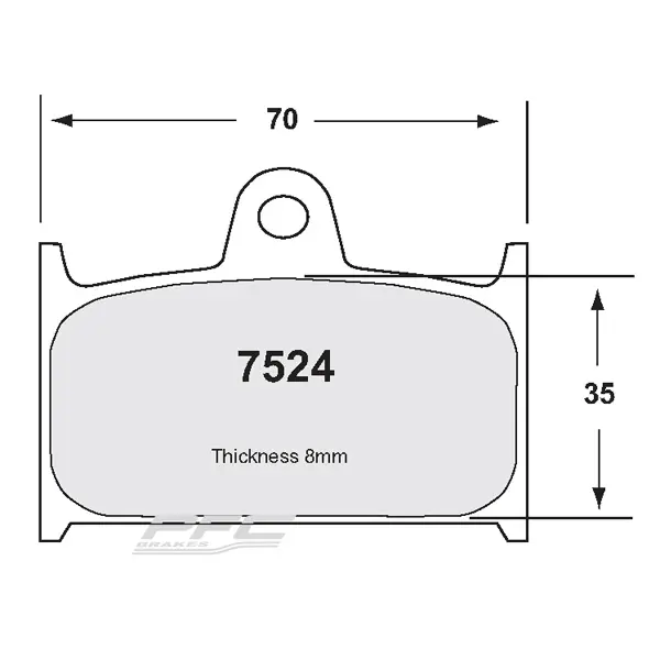 F BRAKE PADS SUZUKI GSXR 600/750/1100 RF900 alt BR P07SU22