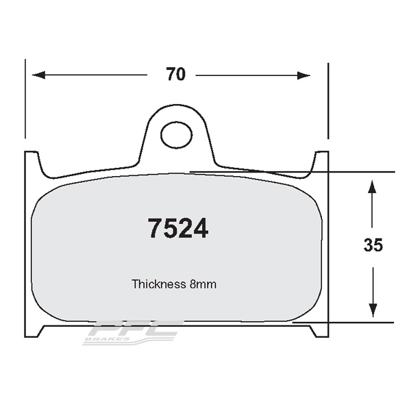 F BRAKE PADS SUZUKI GSXR 600/750/1100 RF900 alt BR P07SU22 - Image 1