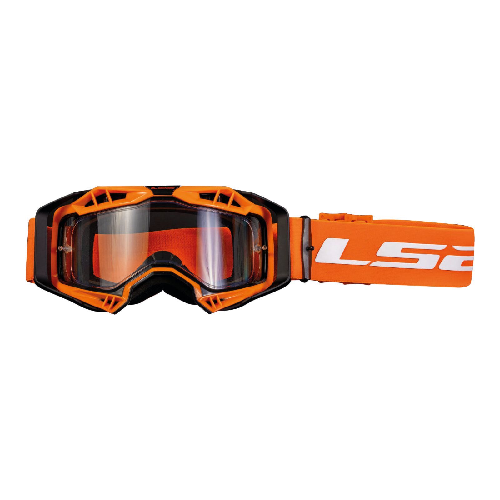 LS2 Aura Motocross Goggles with Clear Lens - Image 4