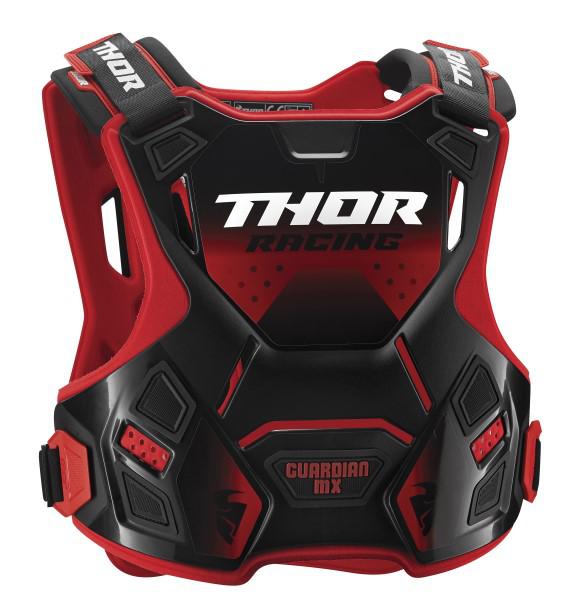 Thor Guardian MX Roost Chest Protector Red/Back - Image 1
