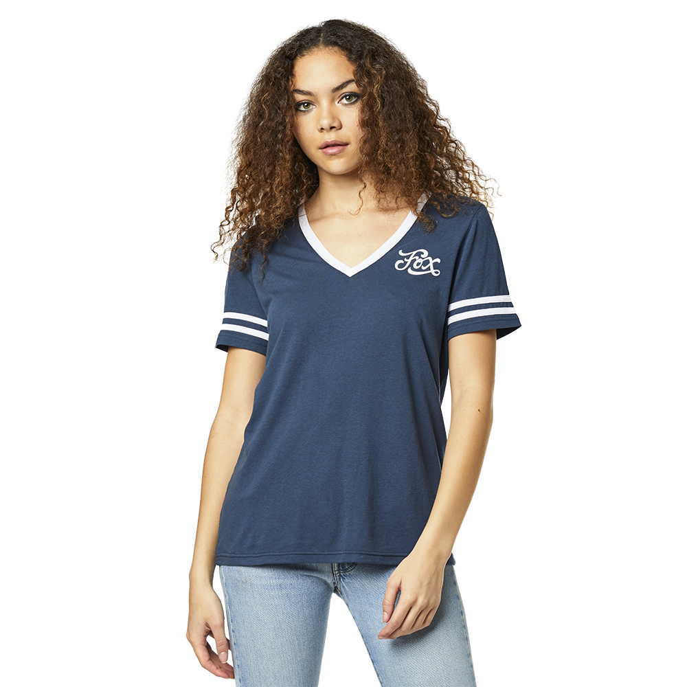 Top Fox Heartbreaker Ladies Navy - Image 1
