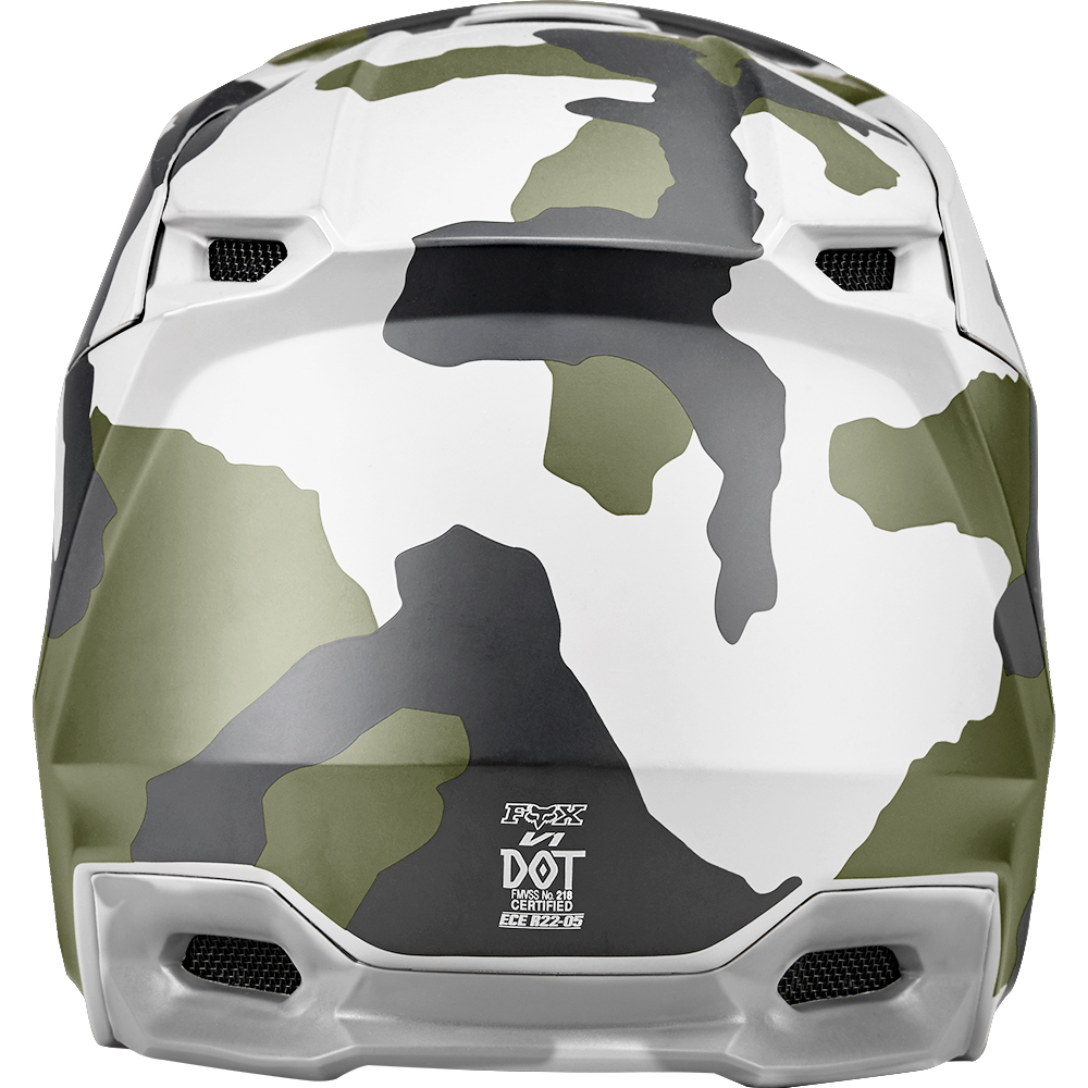 Motocross Helmet Fox V1 Przm Ece Youth Camo - Image 4