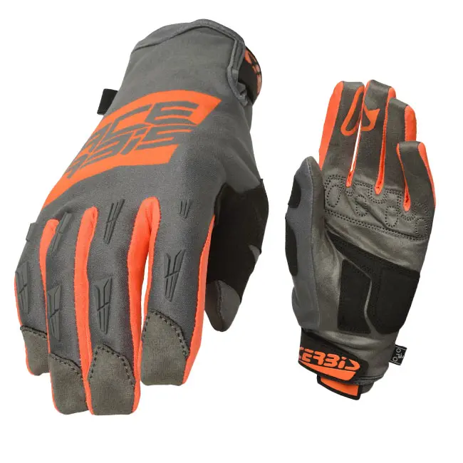 Acerbis Homolgated Enduro Gloves Orange/Grey