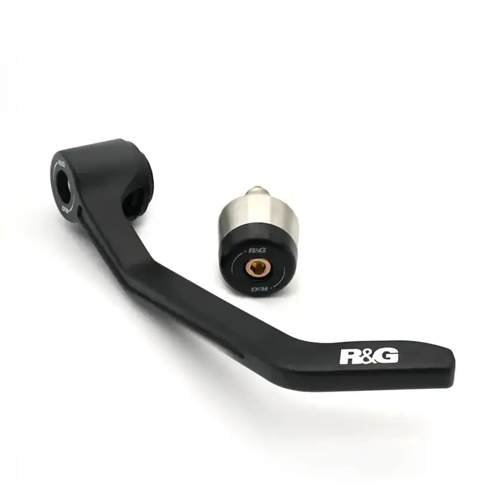 R&G Interlock Brake Lever Guard & LHS Bar End Slider for for multiple Suzuki models. Without mirrors