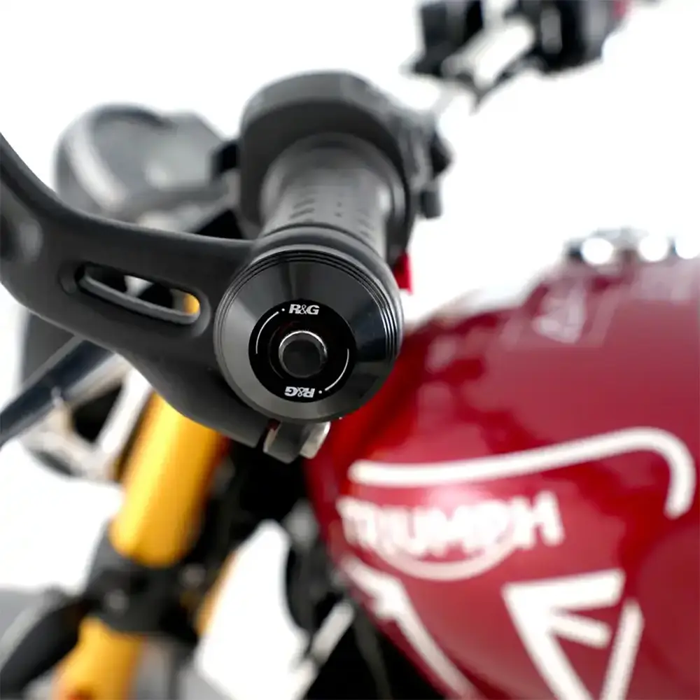 Bar End Sliders for Triumph Speed 400 24-- Royal Enfield Meteor 350 24- R&G
