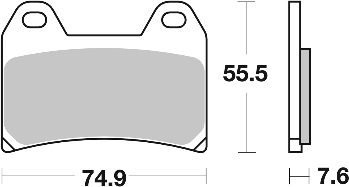 SBS 727HS Front Brake Pad - Image 1