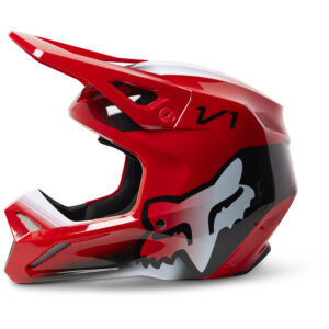 Fox TOXSYK MIPS ECE Motocross Helmet Youth Flo Red - Image 3