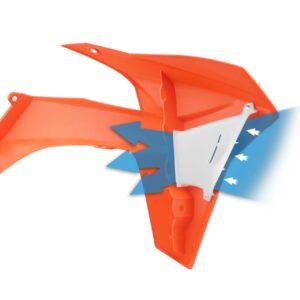 PF RAD SHROUD ORG KTM 11-12 AL - Image 2