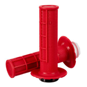 Whites Lock On Grips - Half Waffle - Red (with 6 Cams) - Image 1