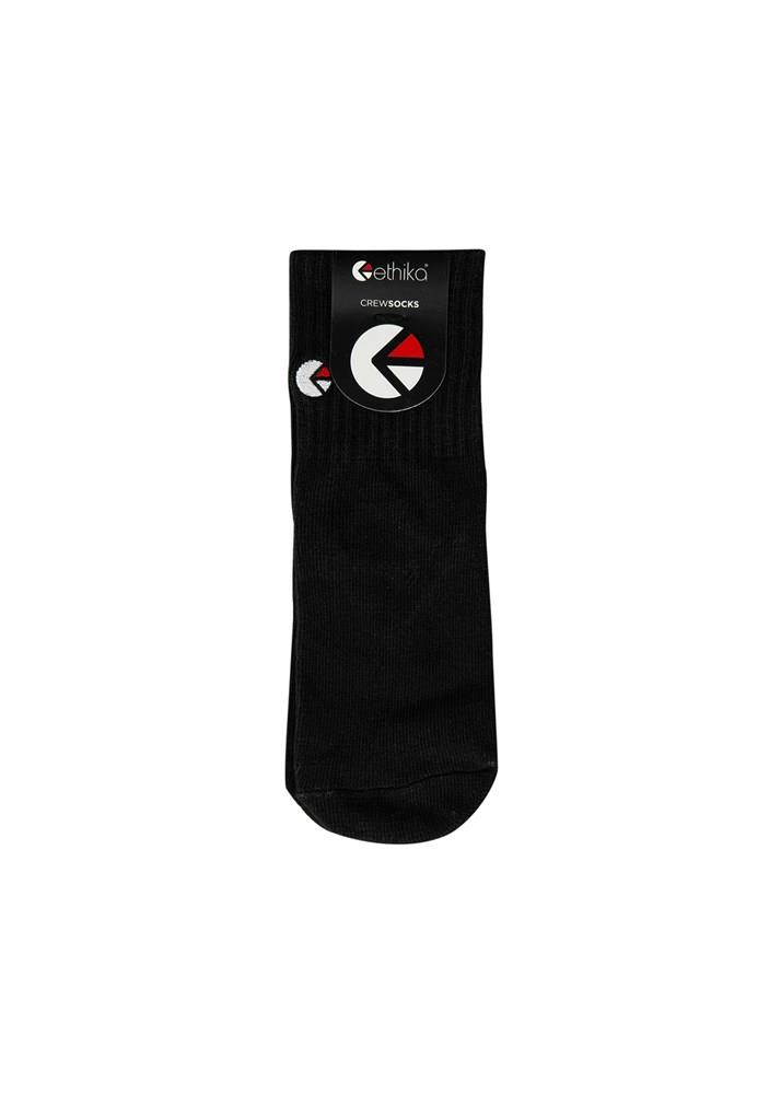 Ethika Toddlers Black Crew Sock - Image 1