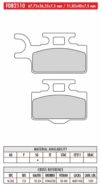 FERODO BRAKE BPADS