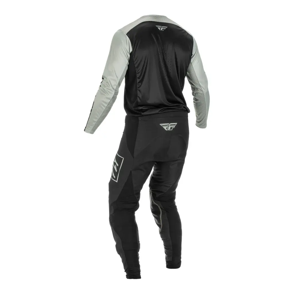 Fly Lite Hydrogen Black/Grey Motocross Jersey