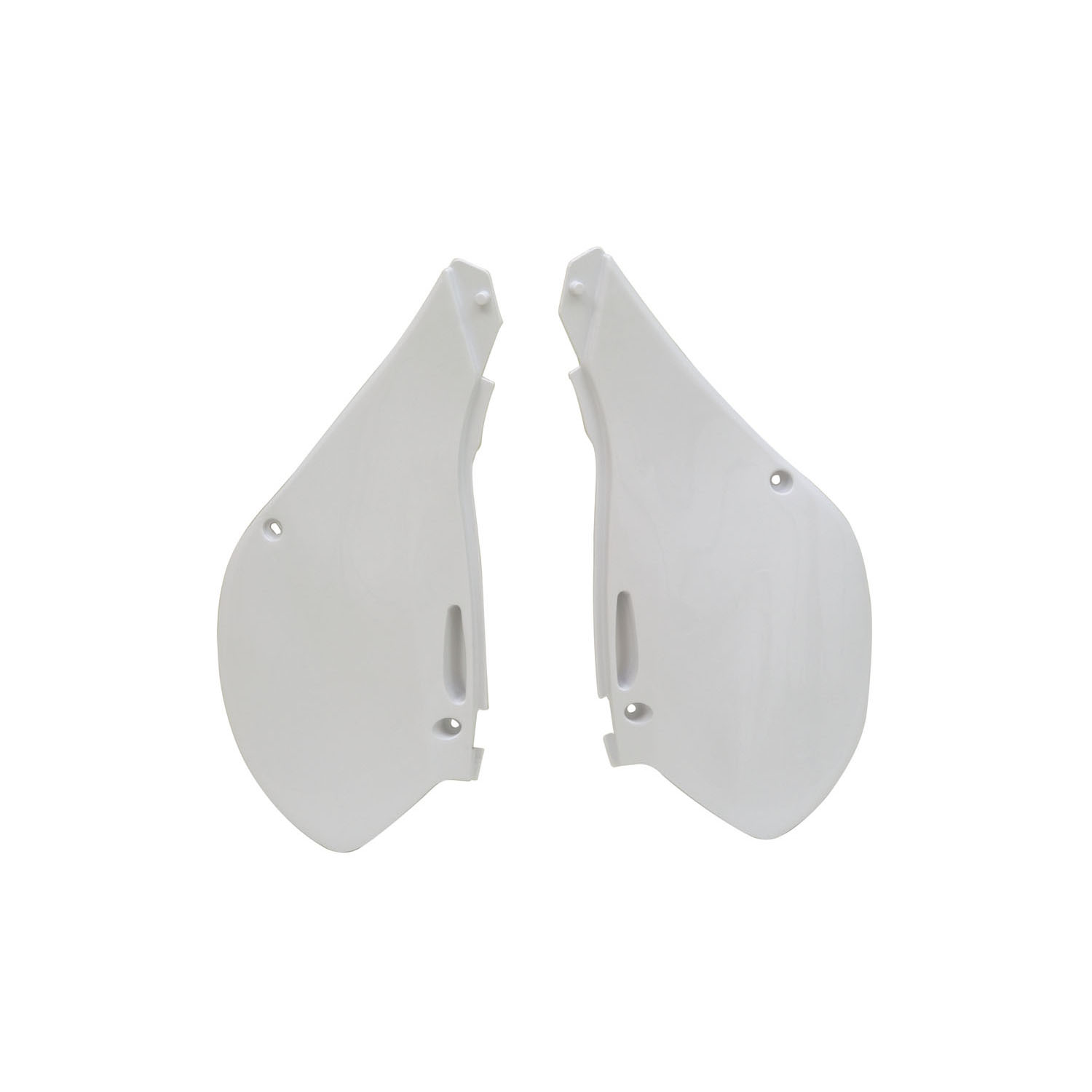 SIDEPANELS RTECH KAWASAKI KX125 KX250 99-02 WHITE - Image 1
