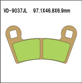 NYA !Vesrah disc pad VD9037JL [] - Image 1