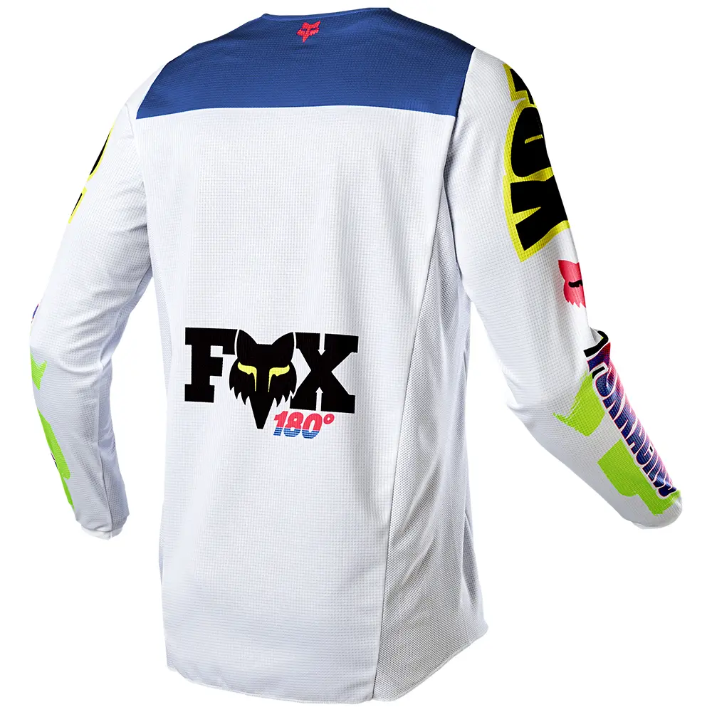 Motocross Jersey Fox 180 Castr White