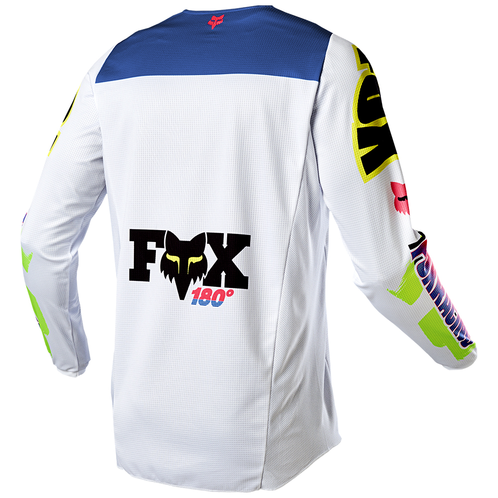 Motocross Jersey Fox 180 Castr White - Image 3