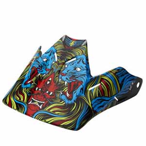 V3 ANTI SCENE HELMET VISOR [ELECTRIC BLUE] OS - Image 1