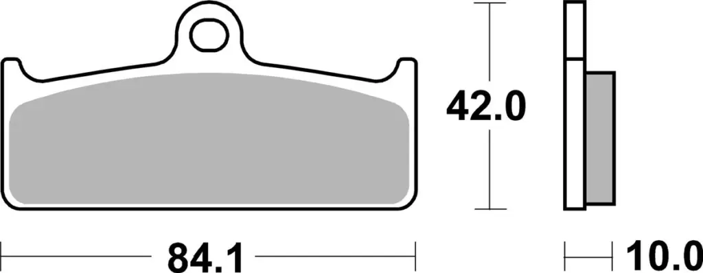 SBS 825DC Front Race Brake Pads