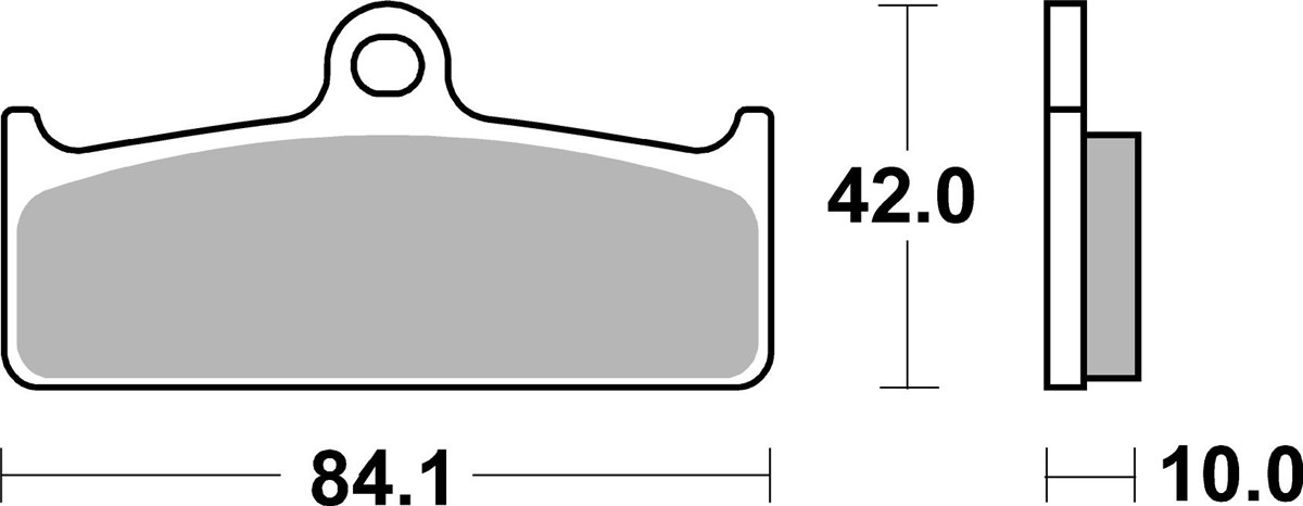 SBS 825DC Front Race Brake Pads - Image 1