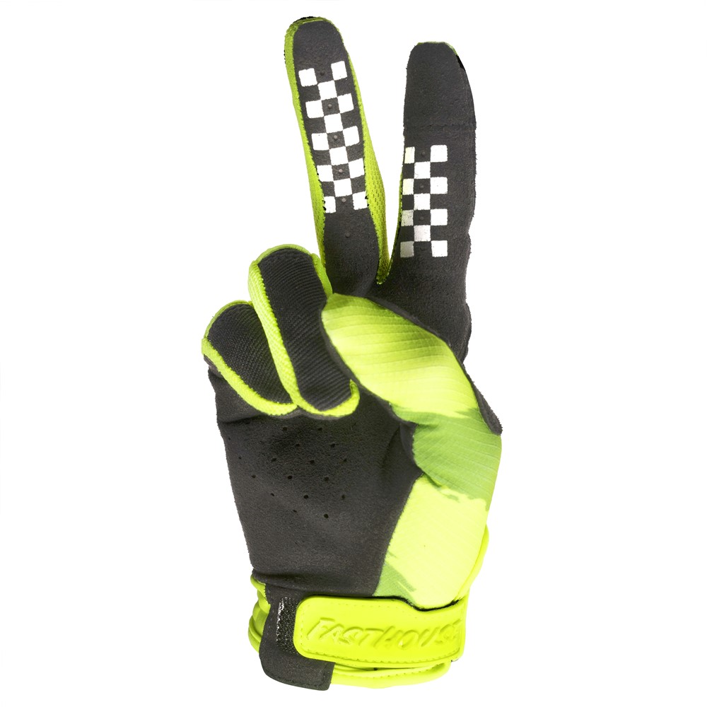 Fasthouse Speed Style Jester Motocross Glove High Viz/Black - Image 3