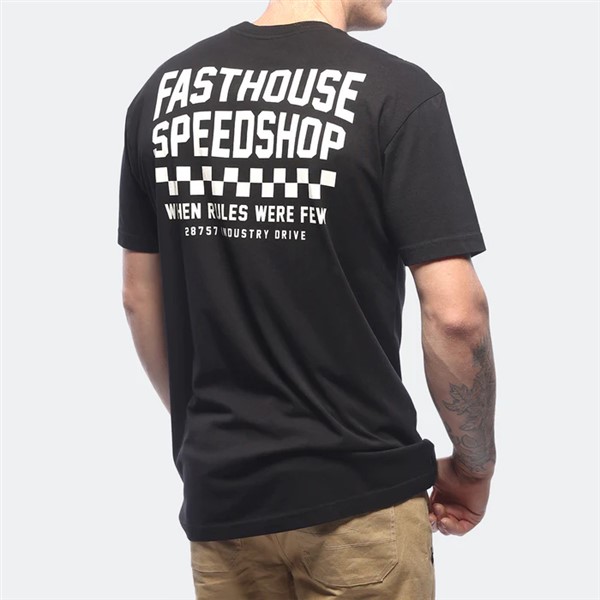 Fasthouse Chalet Tee Black - Image 4
