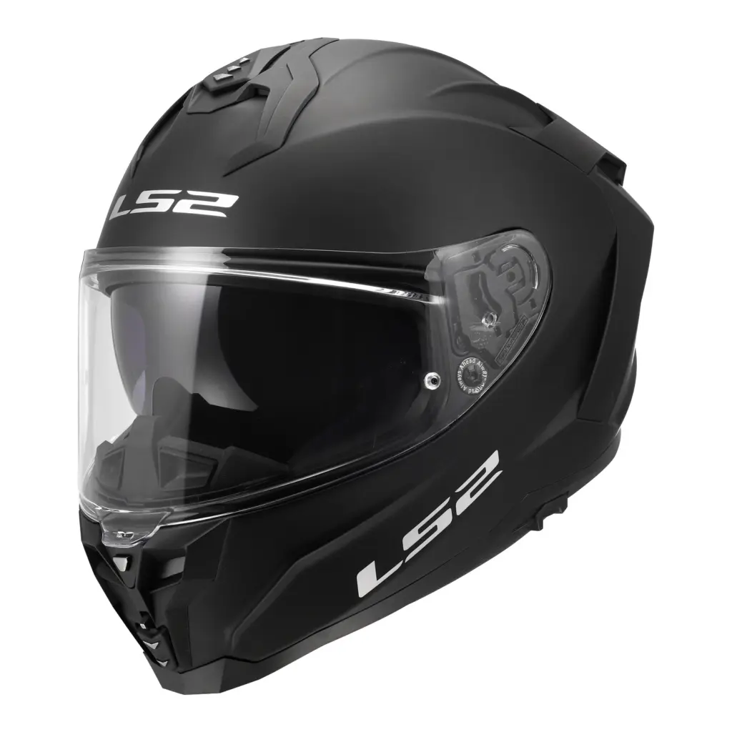LS2 FF817 Challenger II Solid Road Helmet Matte Black