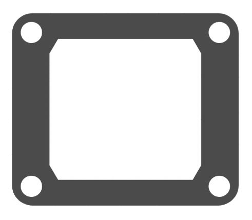 V FORCE REPLACEMENT REED GASKET YAMAHA YZ85 93-19 (V FORCE 3 ONLY) - Image 1