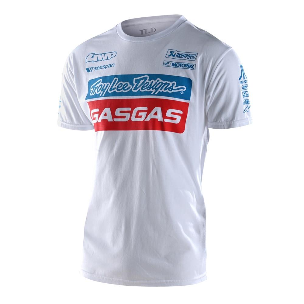 Troy Lee Designs x GasGas Team Tee White - Image 1