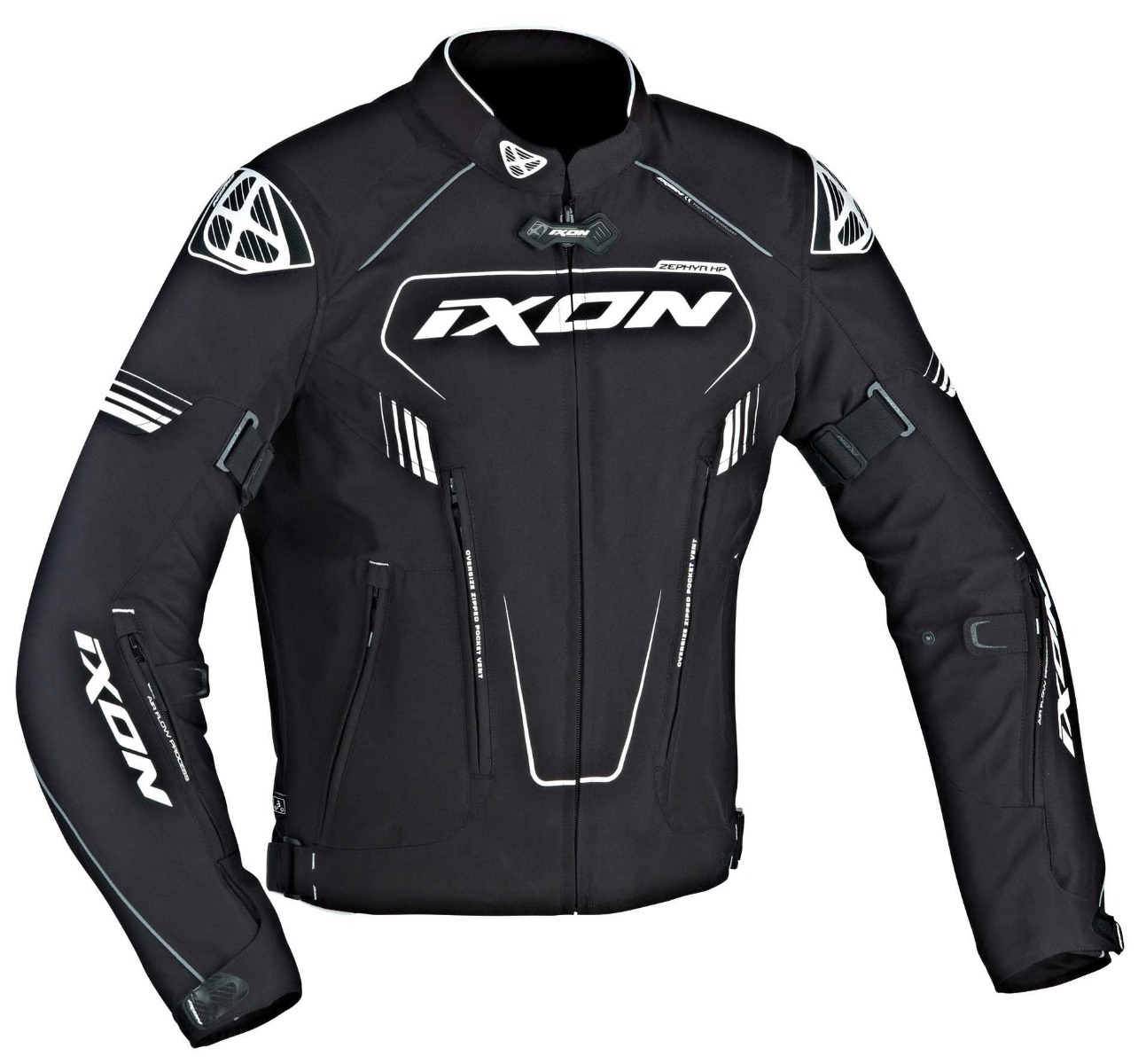 Ixon Zephyr HP Road Jacket Black/White - Image 1