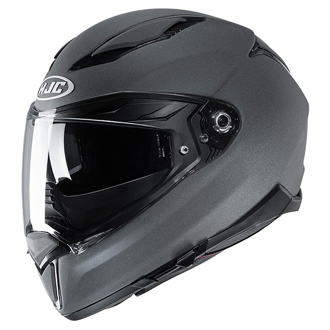 HJC F70 Stone Grey Helmet Road - Image 1