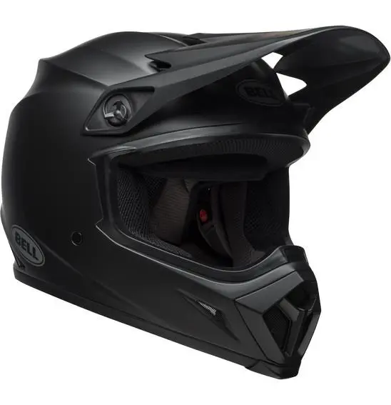 Bell MX-9 MIPS Motocross Helmet Solid Matte Black