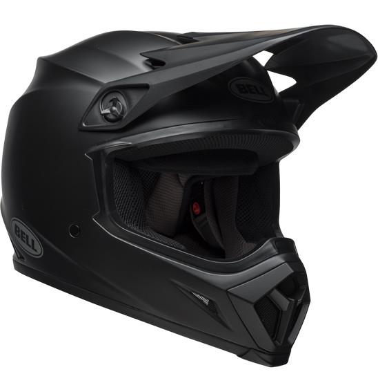 Bell MX-9 MIPS Motocross Helmet Solid Matte Black - Image 1