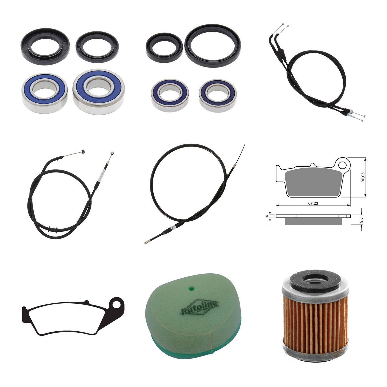 Offroad Refurb Kit - Yamaha WR450F '06 - Image 1