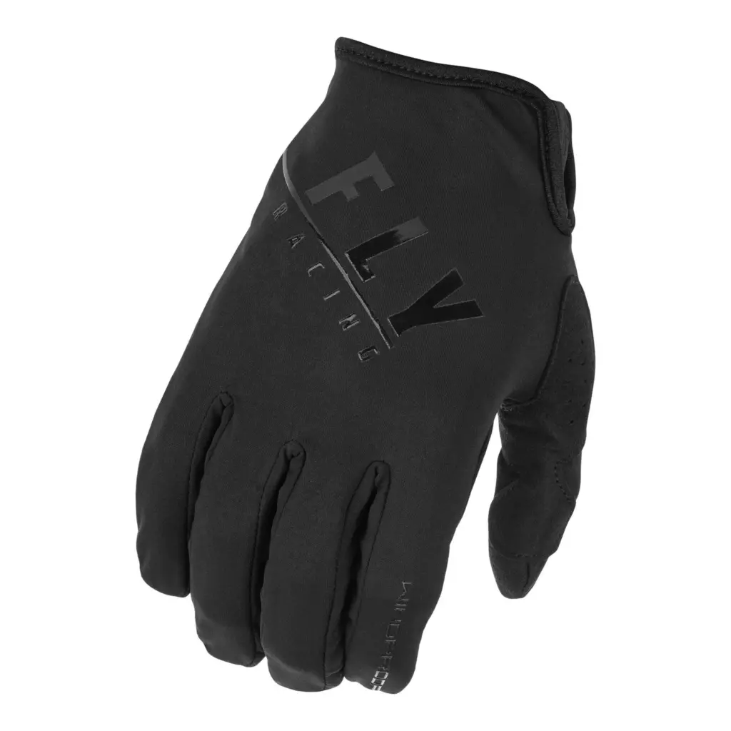 Fly Windproof Lite Black Motocross Gloves
