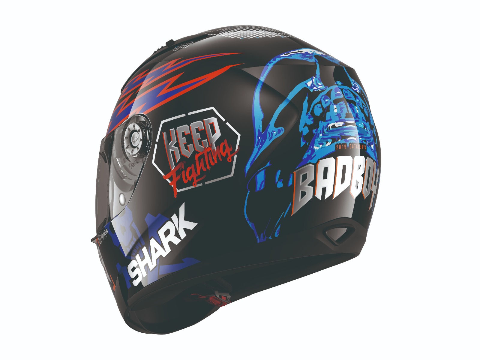 Shark Ridill 1.2 Catalan Bad Boy Helmet - Image 2