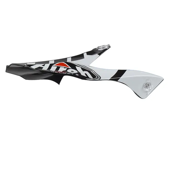 *Peak Only Grey Gloss Twist Helmet MX Airoh [A]