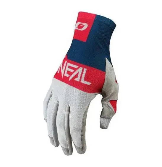 Oneal Airwear Slam Motocross Gloves Grey/Blue/Red