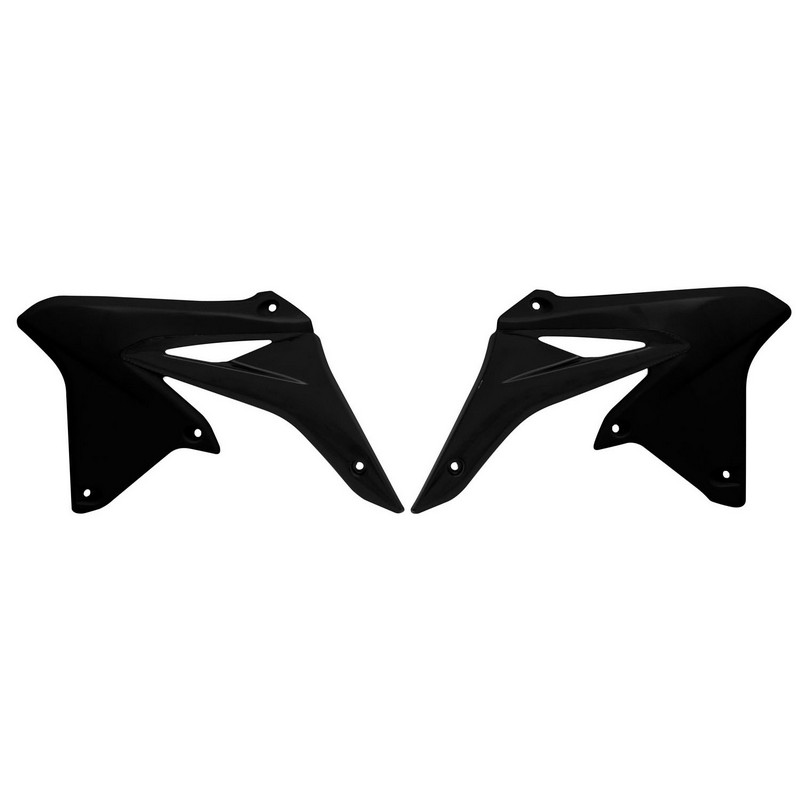RADIATOR SHROUDS RTECH MADE IN ITALY SUZUKI RMZ250 10-18  BLACK - Image 1