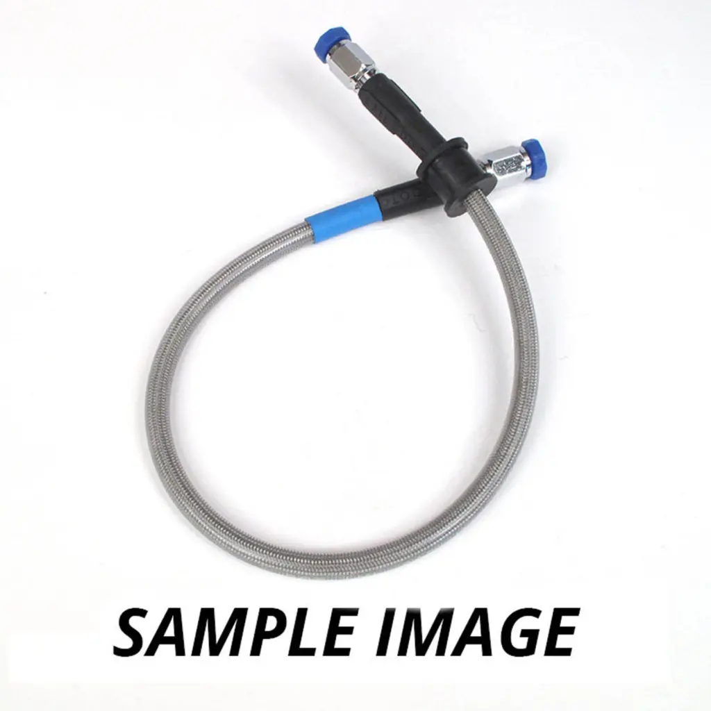 WHITES PREMADE BRAKE LINE 1150mm - CLR STEEL CHR