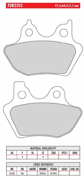 FERODO BRAKE BPADS FA88