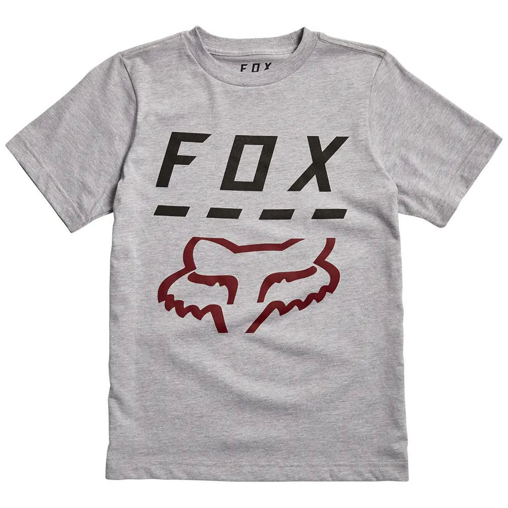 YOUTH HIGHWAY SS TEE [LIGHT HEATHER GREY] YXL