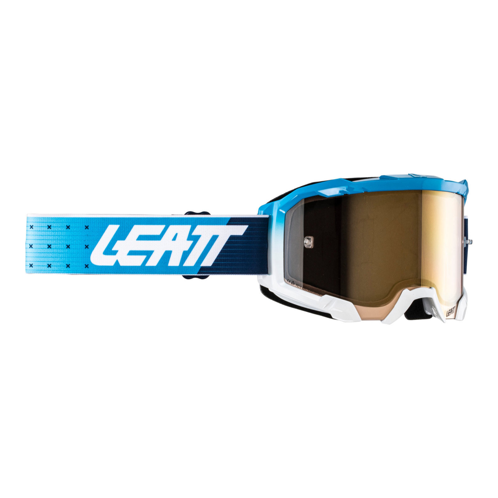 Leatt Velocity 4.5 Motocross Goggles Iriz Cyan Bronze UC 68% - Image 1